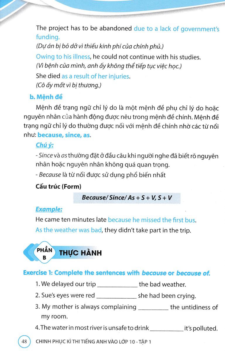 Chinh Phục Kỳ Thi Tiếng Anh Vào Lớp 10 - Tập 1