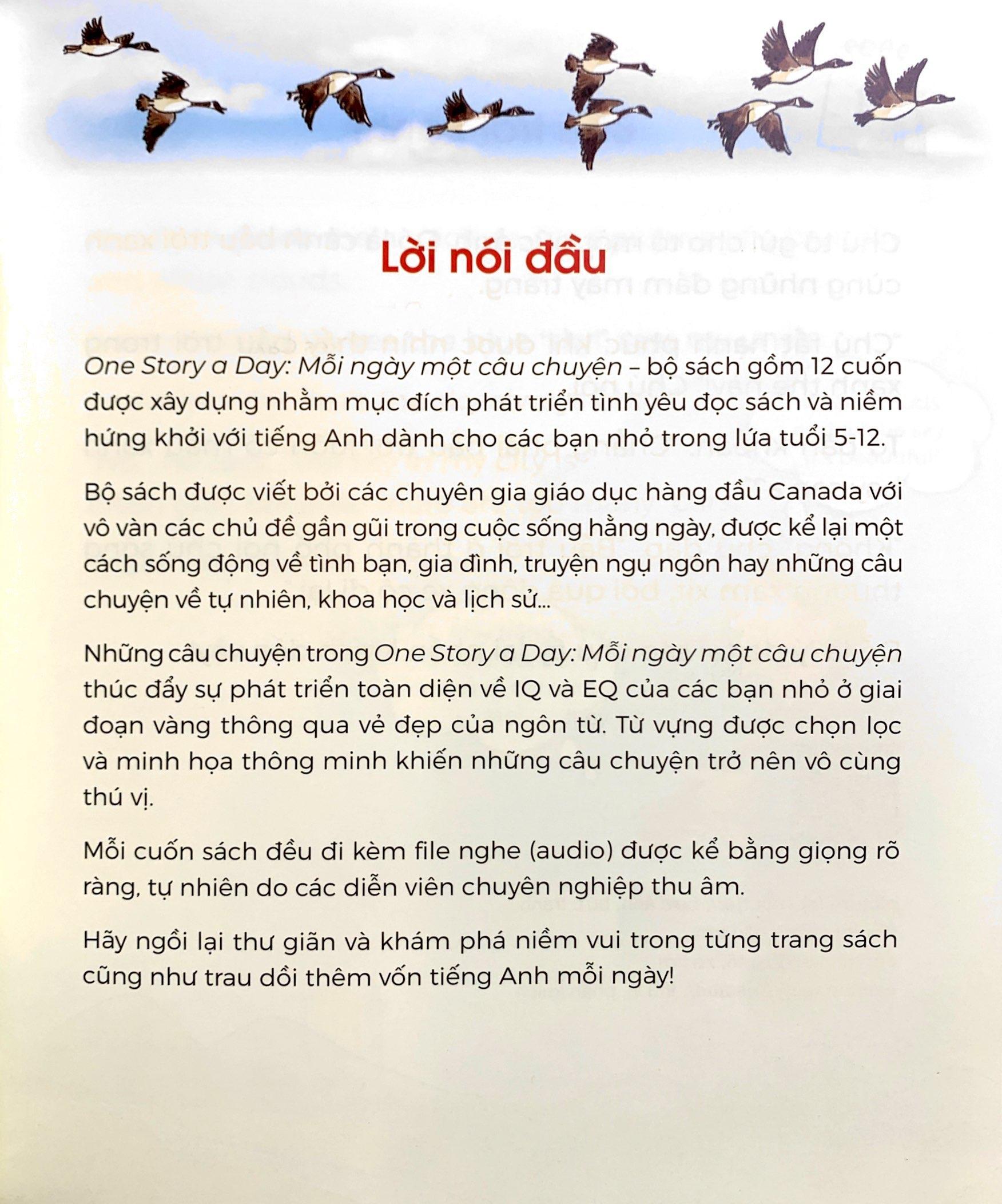 Mỗi Ngày Một Câu Chuyện - One Story A Day - 365 Câu Chuyện Truyền Cảm Hứng Được Viết Bởi Các Chuyên Gia Giáo Dục Hàng Đầu Canada - Tháng 1