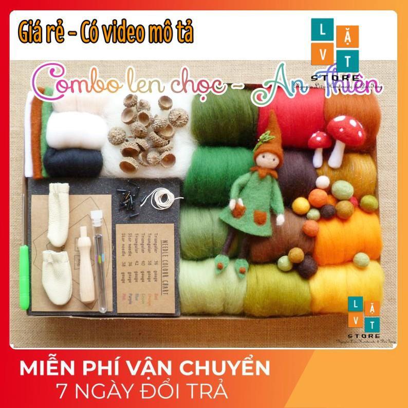 Combo Len Chọc An Thiên - Combo Needle Felting