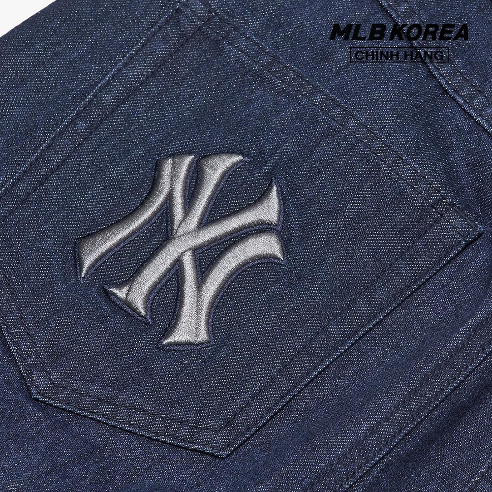 MLB - Quần jeans nữ Classic Monogram 3FDPM0324-50NYD