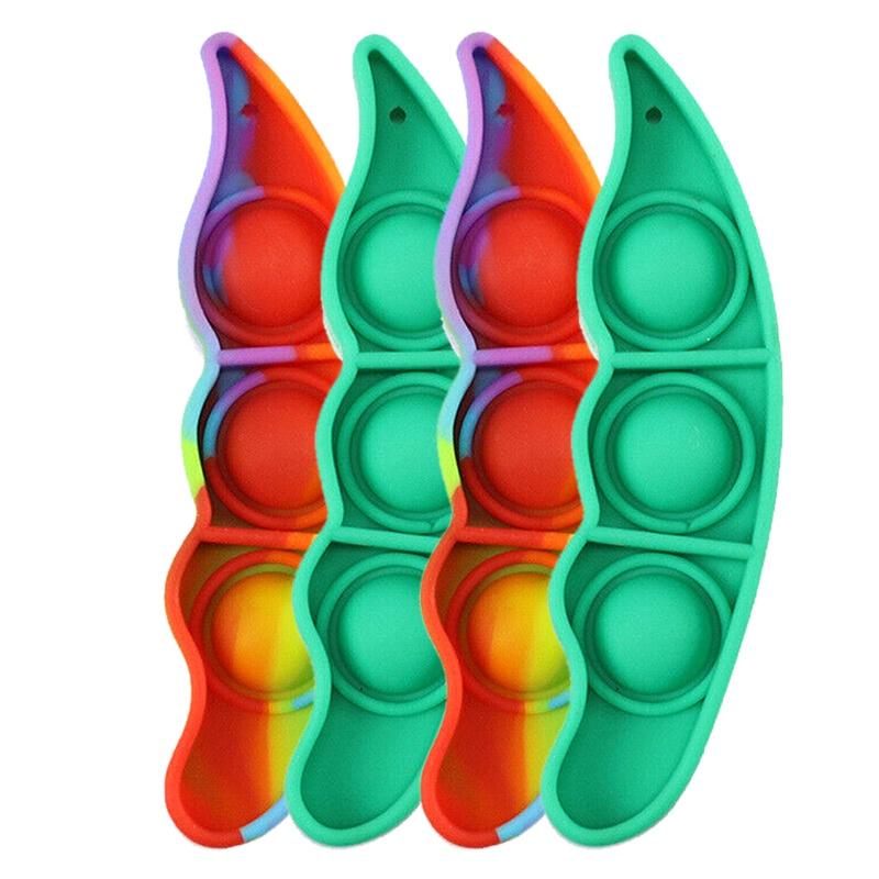 Press Toy Silicone Grip Device Exercise Arm Muscle Training Five-finger Strength Grip Decompression Toy HB