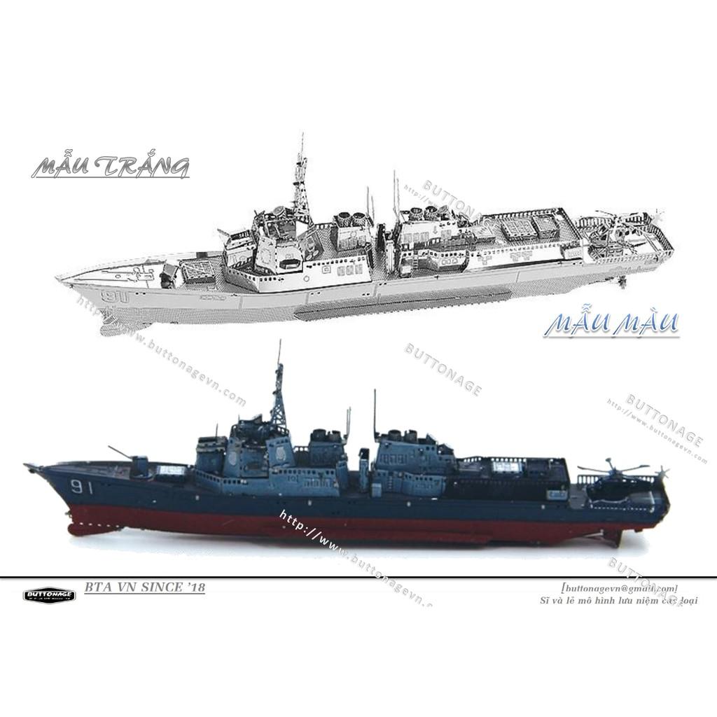 Mô Hình Lắp Ráp 3d Tàu khu trục lớp Arleigh Burke