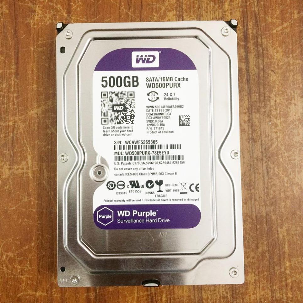 Ổ cứng máy tính 500Gb Tím