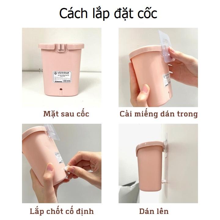 Cốc Đa Năng Để Đồ Tiện Dụng Dán Tường Dễ Thương, Để Bàn Chải, Kem Đánh Răng, Cốc Đựng Đồ Dùng Nhà Tắm Tiện Dụng, Dễ Dàng Sử Dụng. Kingler 4062