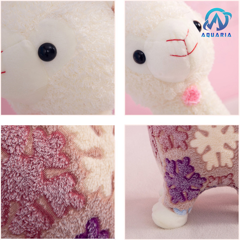 Thú Bông Gấu Bông Lạc Đà A Đán Bá Đạo Alpaca Khoác Áo Bông Tuyết 40cm Quà Tặng Giáng Sinh Cưng Xỉu Siêu Hot