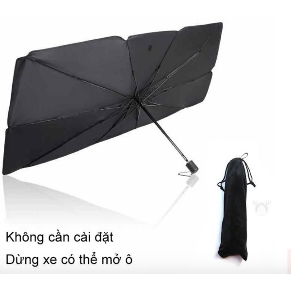 Phụ kiện nội thất ô tô - Ô dù chữ nhật che kính lái xe hơi, ô tô gia đình chống nắng, chống tia UV giúp giảm nhiệt xe trong mùa hè