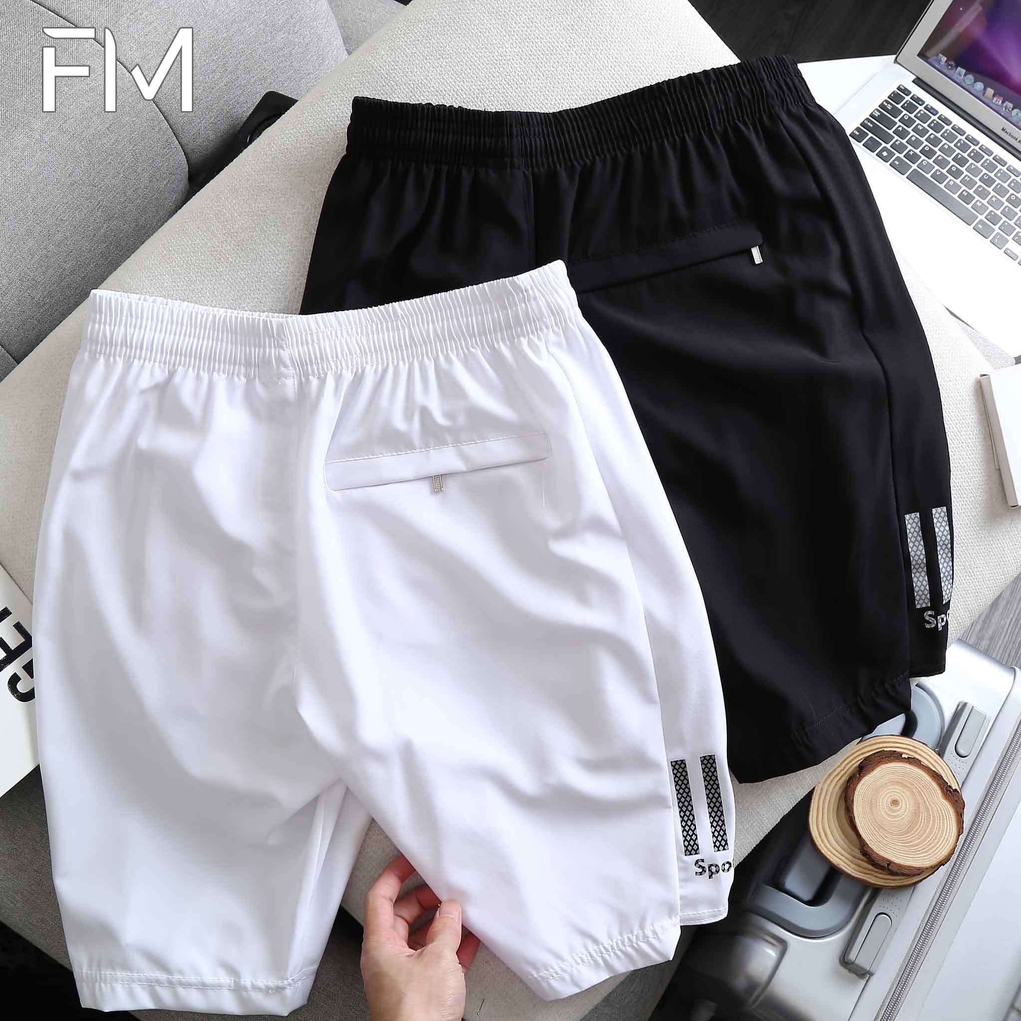 Quần short nam thể thao ba sọc cao cấp thoải mái, năng động, trẻ trung – FORMEN SHOP – FMPS153