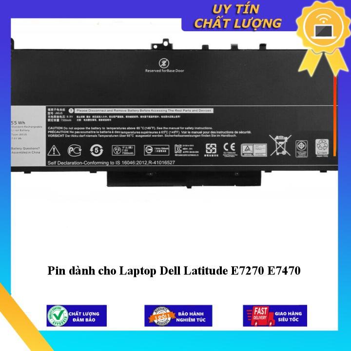 Pin dùng cho Laptop Dell Latitude E7270 E7470 - Hàng Nhập Khẩu New Seal