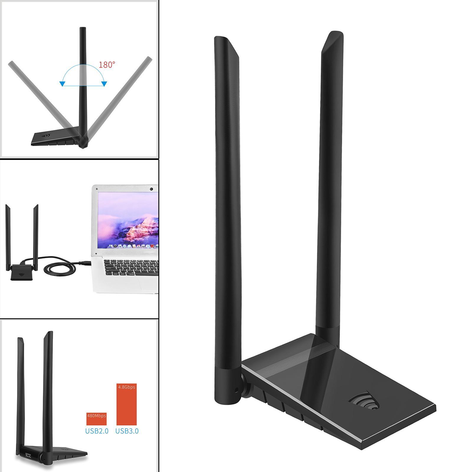 USB 3.0 WiFi Adapter Long Distance  WiFi Card for Desktop Laptop PC