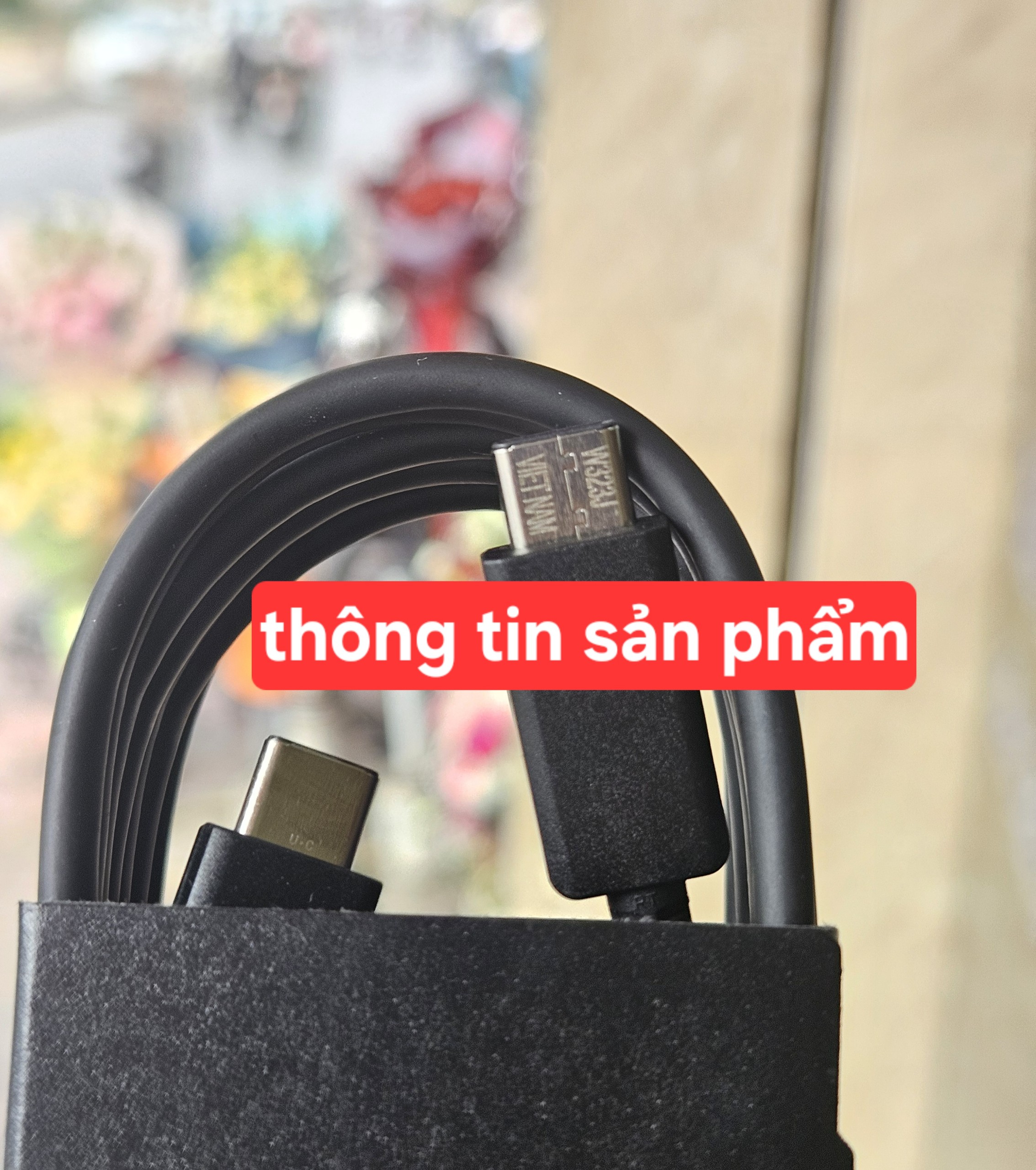 Hình ảnh Bộ Adapter sạc kèm cáp Type C - Type C PD 45W Samsung EP-T4510X-Hàng chính hãng