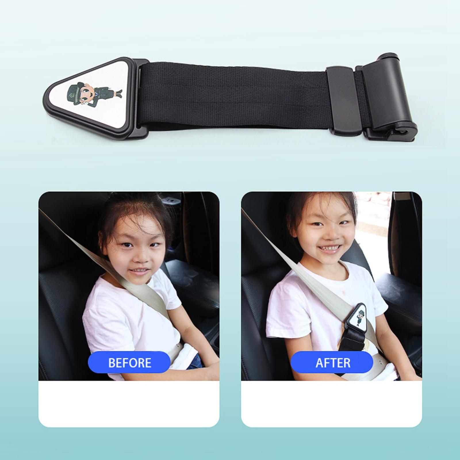 Childrens Seat Belt Adjuster Seatbelt Anti Slip Hook Fit for 3-16 Year Kids