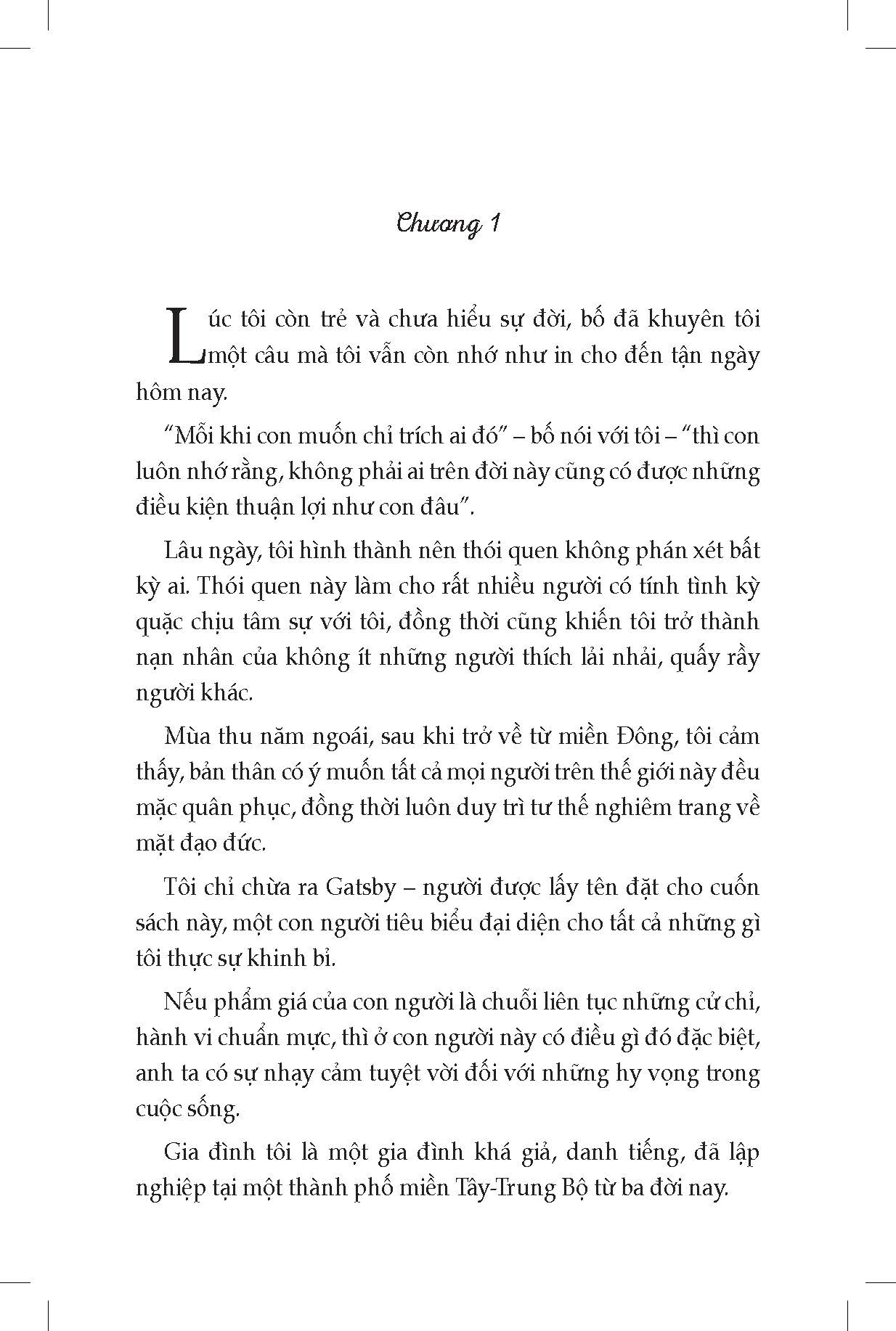 Gatsby Vĩ Đại (Danh tác rút gọn của Pegasus) - F.Scott Fitzgerald; Sonal tóm lược; Trần Giang Sơn dịch