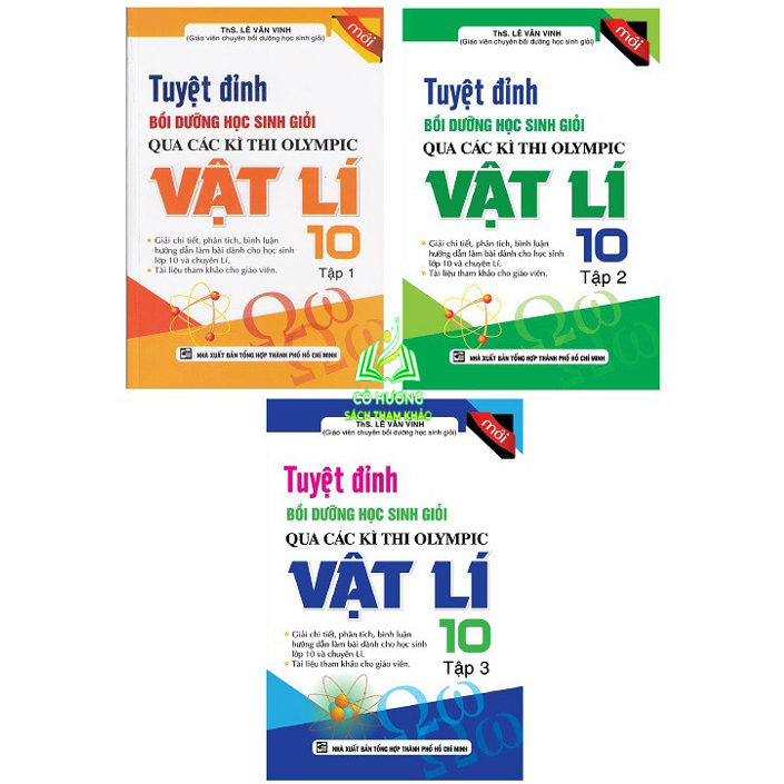 Sách - Combo Tuyệt Đỉnh Bồi Dưỡng Học Sinh Giỏi Qua Các Kì Thi Olympic Vật Lí Lớp 10