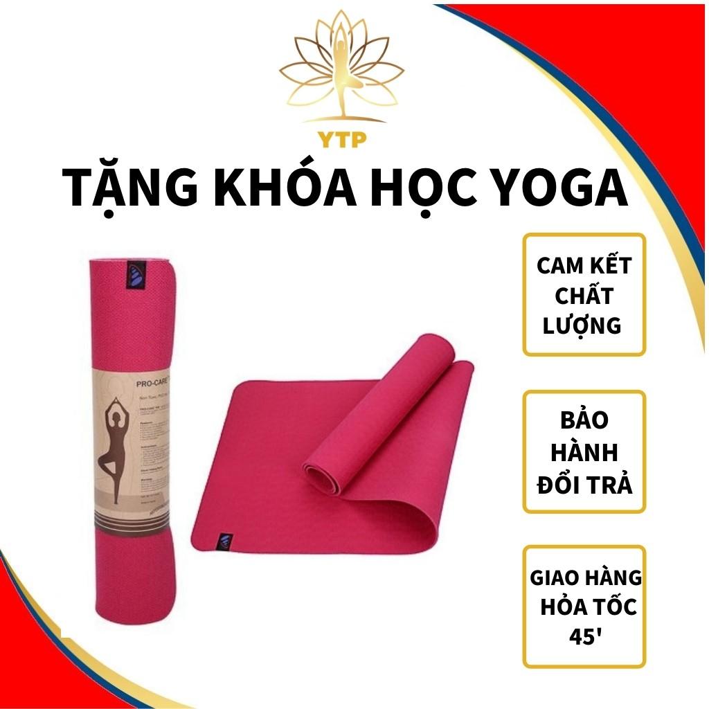 Thảm Tập Yoga Procare Siêu Bám, S1PROCARESB TPE, 5mm, CÓ CHỨNG NHẬN SGS AN TOÀN SỨC KHỎE