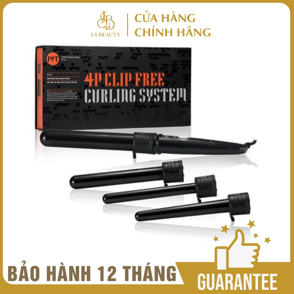 Bộ uốn tóc 4 kích cỡ - 4P Clip Free Curling System PYT