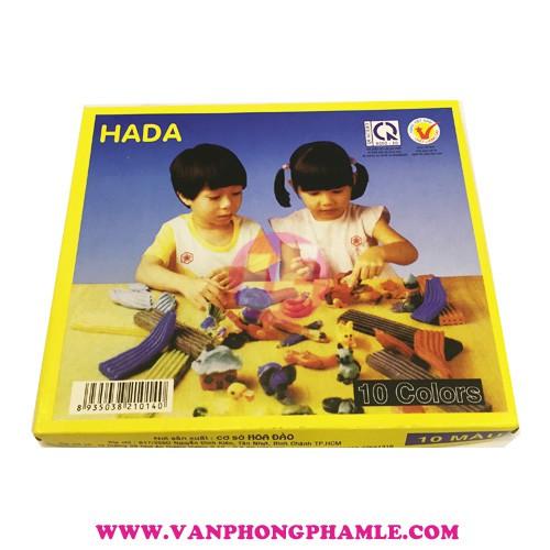 Đất nặn 10 màu Hada (Hộp)