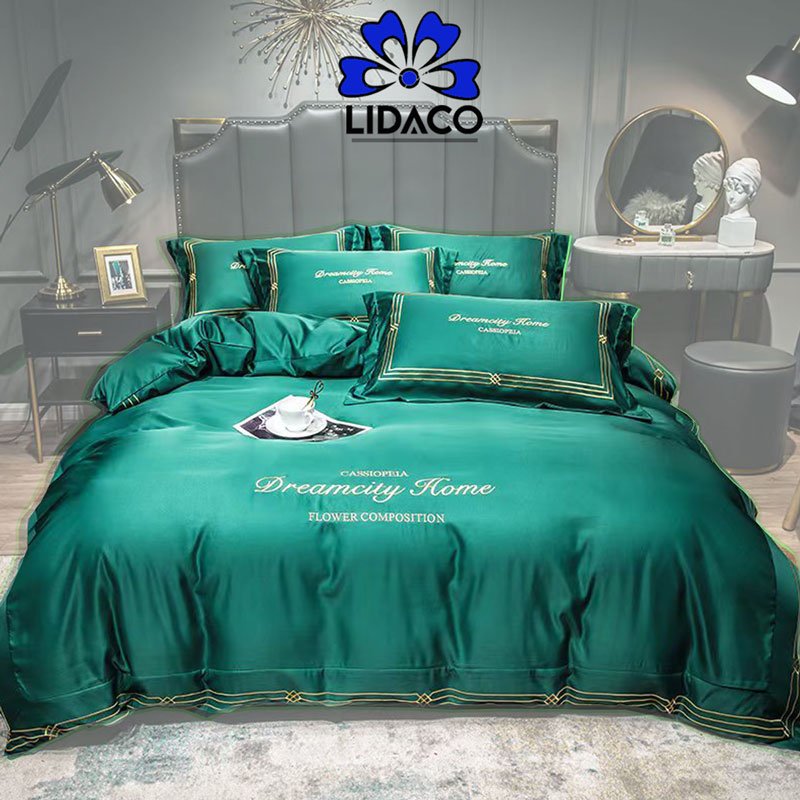 Bộ Chăn Ga Gối Lụa Dream Lidaco Home Nhiều Mẫu Lựa Chọn