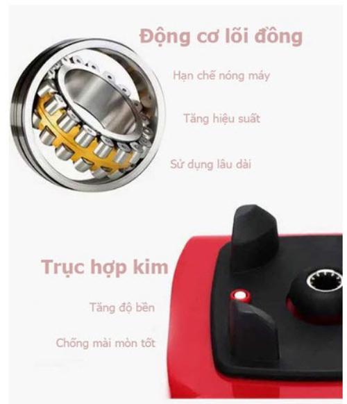 Máy Xay 1500W Sinh Tố Công Nghiệp Cực Mạnh Osako Đa Năng 2L Xay Được Đá Và Hạt Cứng-Kèm Lưỡi Dao Dự Phòng- Hàng Chính Hãng