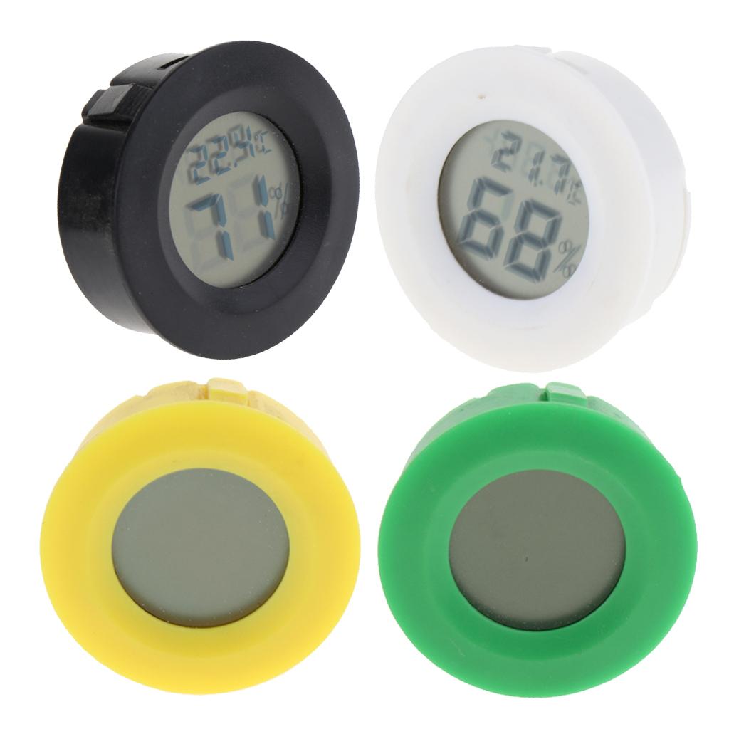 Reptile Thermometer Spider Tortoise Terrarium Tank Hygrometer Black