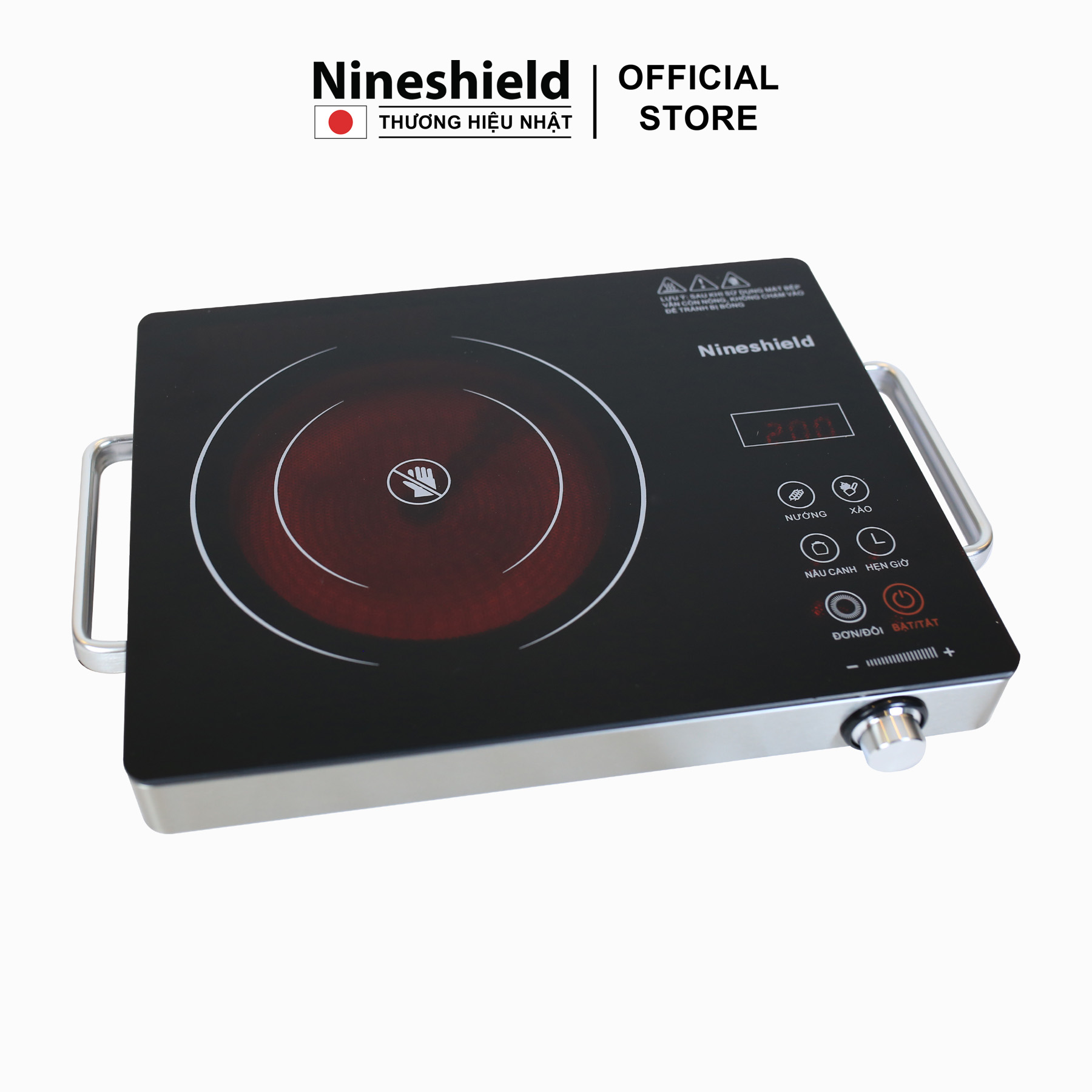 Bếp Hồng Ngoại Đơn Nhật Bản Nineshield KB-8601 - Hàng chính hãng