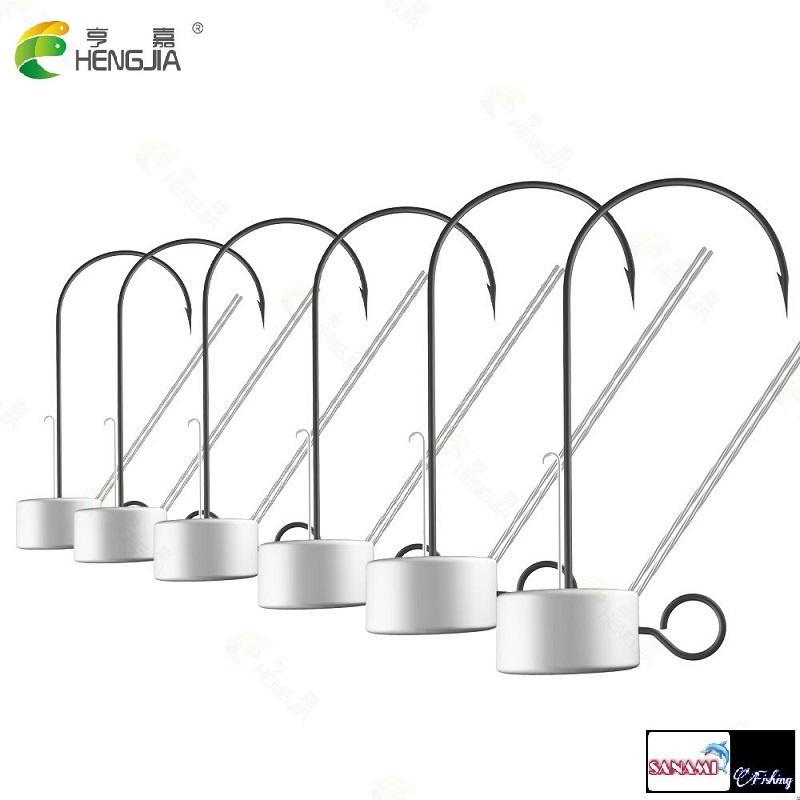 Set 6 Lưỡi Câu Cá LCC05 Thiết Kế Đầu Hình Nấm Bằng Thép Carbon Chất Lượng Cao Chuyên Câu Lure - Sanami Fishing Store