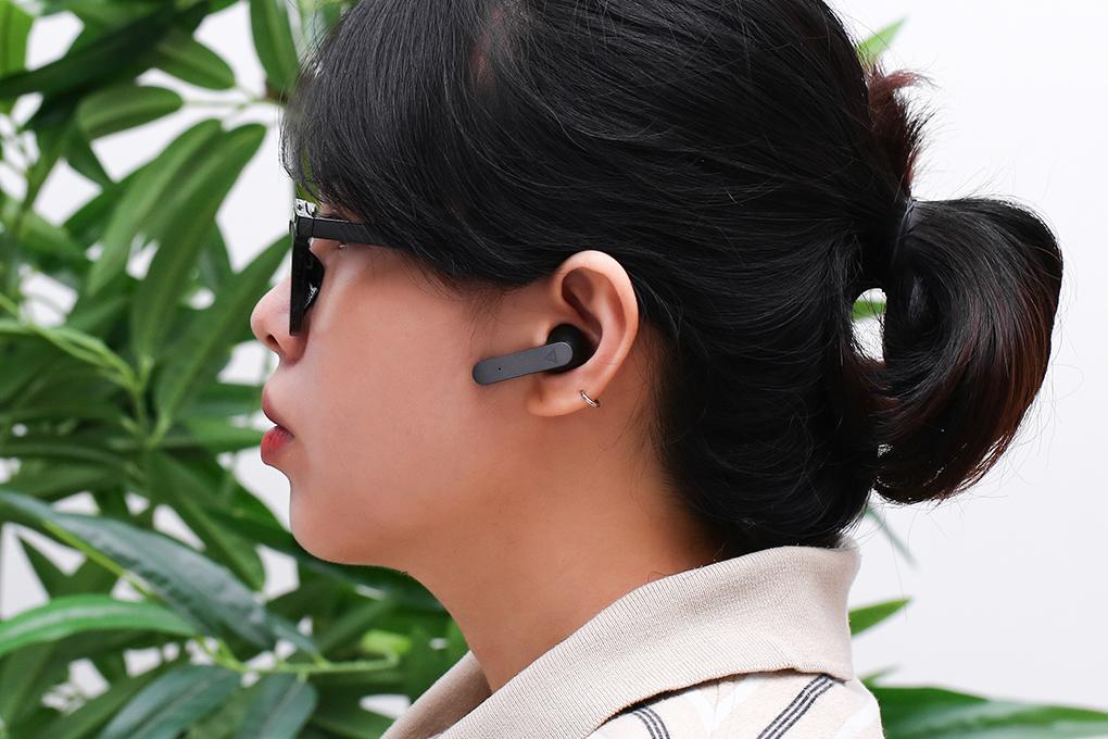 Tai nghe Bluetooth True Wireless Rezo T206 Xám Đen - Hàng chính hãng