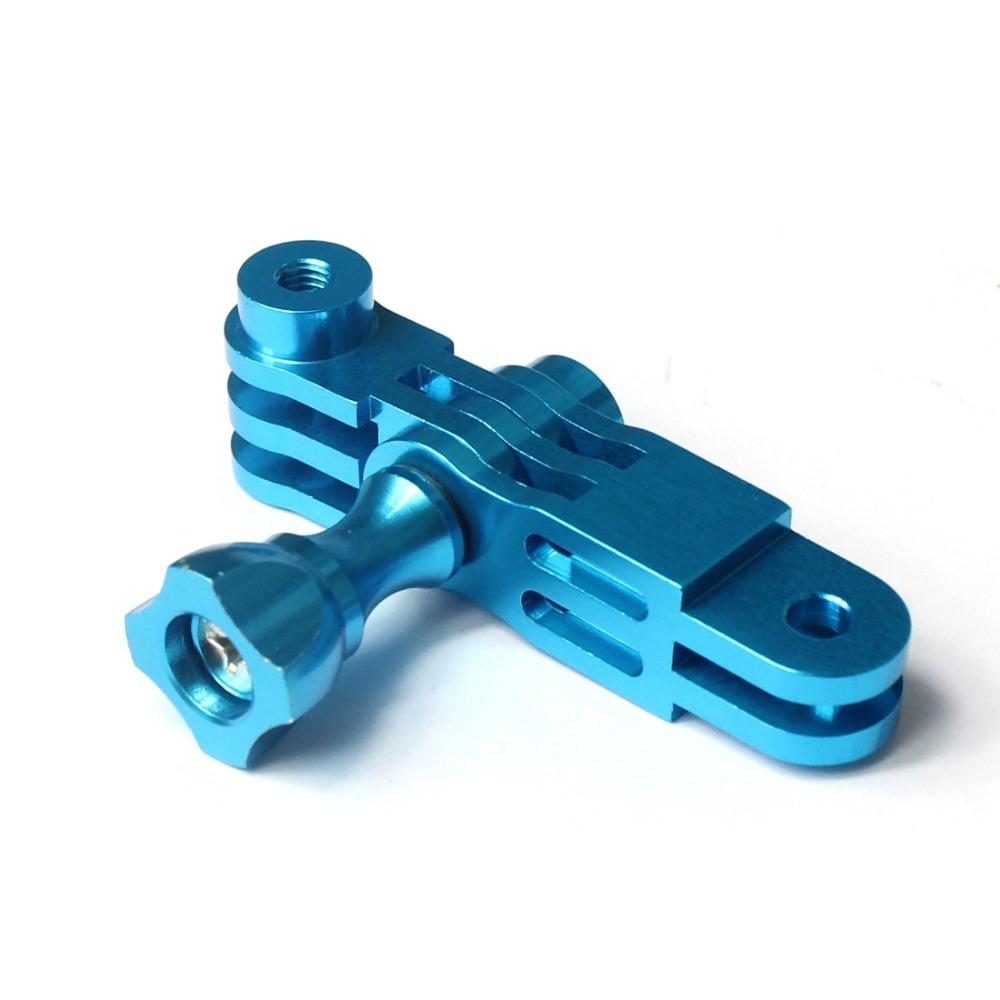 F06688 CNC ALUMINUM PIVOT ARM ARM ARM Bộ chuyển đổi màu xanh cho GoPro Hero 1 2 3 3 4