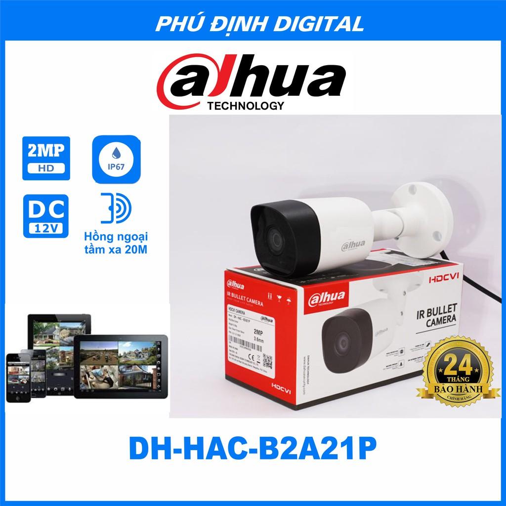 Camera Dahua quan sát ngoài trời trong nhà chống trộm hồng ngoại - Hàng Chính Hãng