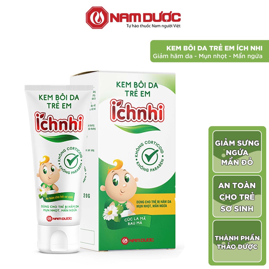 Kem bôi da trẻ em Ích Nhi (Hộp 20g)