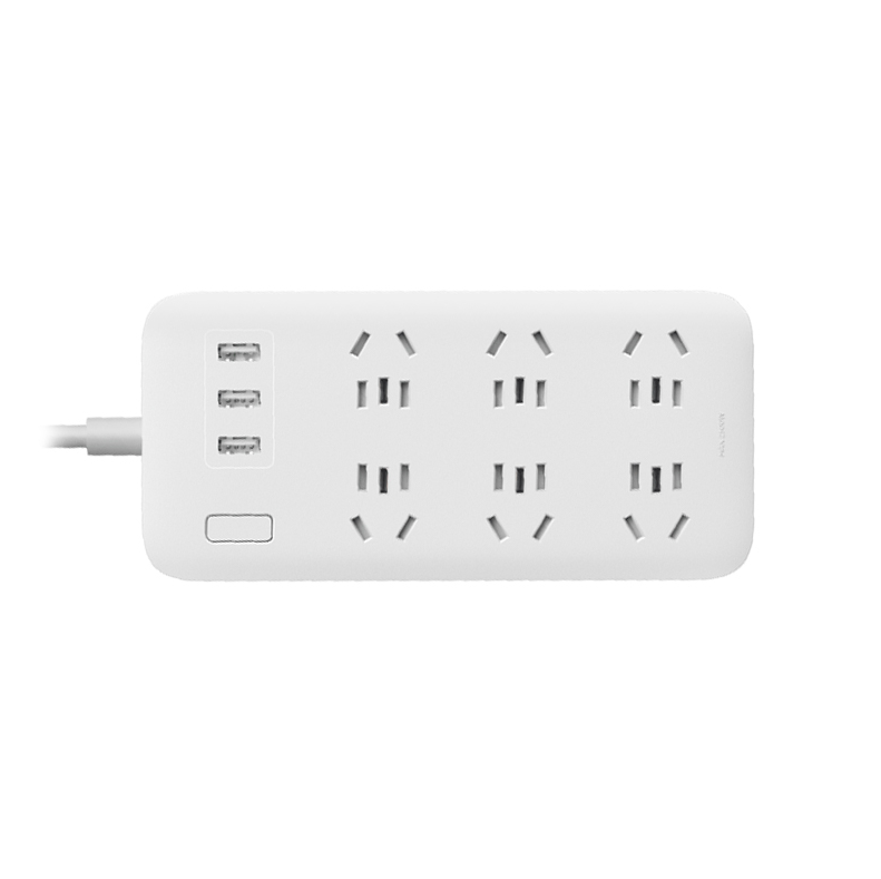 Ổ Cắm Điện Đa Năng Tích Hợp 3 Cổng USB Xiaomi - hàng chính hãng