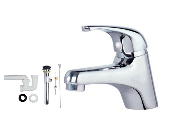 Vòi lavabo lạnh tay gật gù  Caesar B109CP (đã bao gồm bộ xả ty và dây cấp nước)