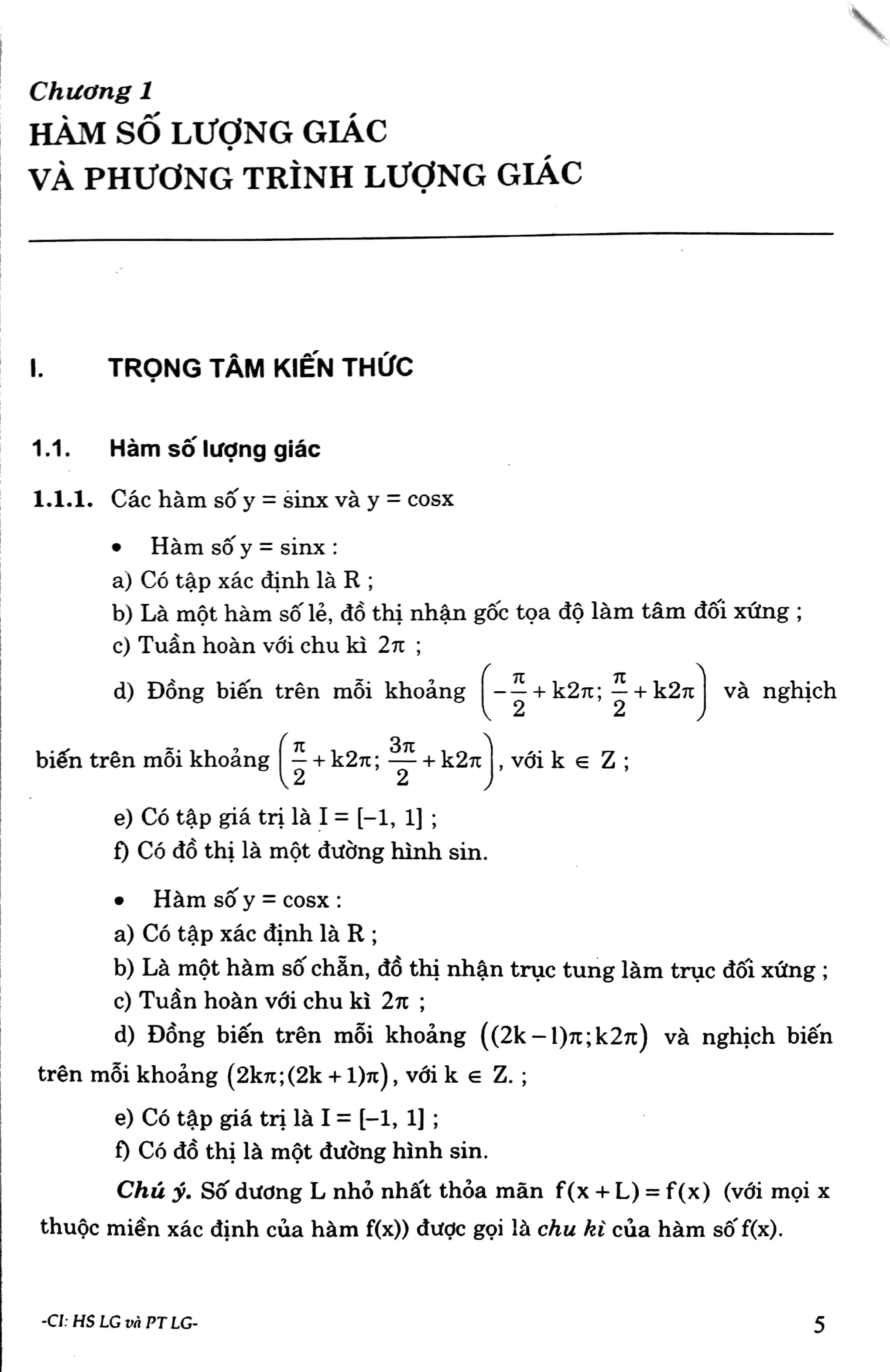 Hướng Dẫn Các Dạng Bài Tập Trắc Nghiệm - Tự Luận Đại Số - Giải Tích Lớp 11