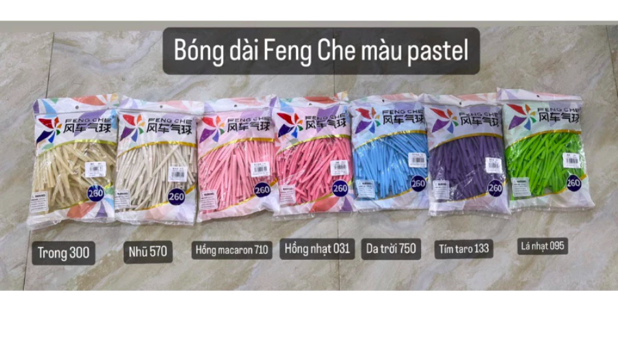 Bóng bay dài FengChe Cối Xay Gió 260 Model Chất lượng cao / màu đẹp