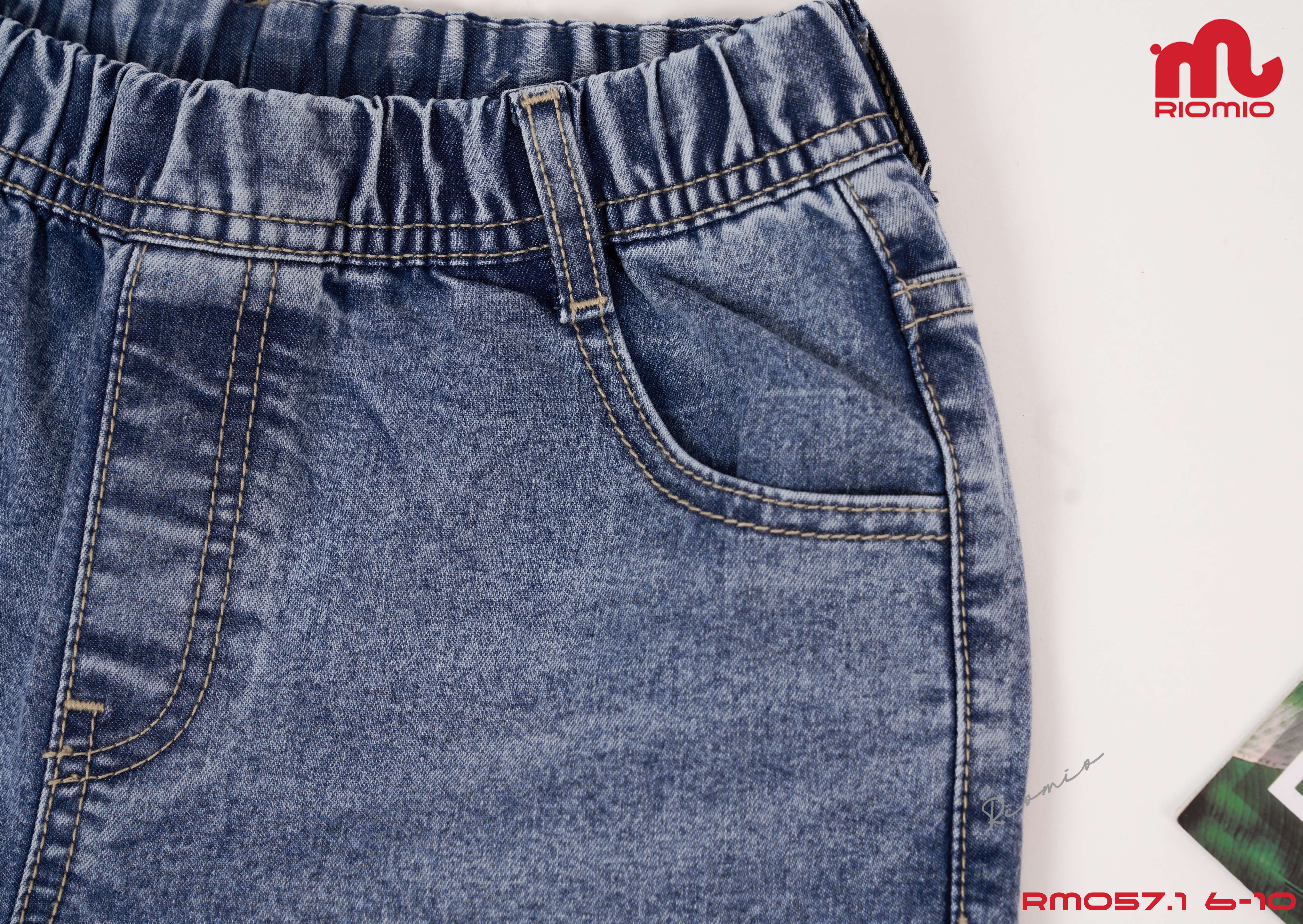Quần jeans bé trai [Denim Cotton USA] chính hãng RIOMIO – RM057.1 màu light