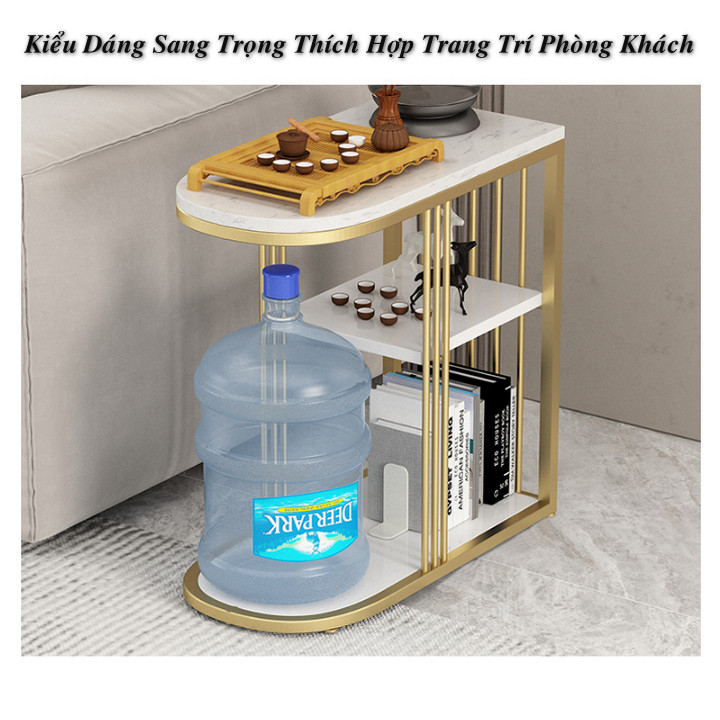 Kệ Đầu Giường Mặt Đá 3 Tầng