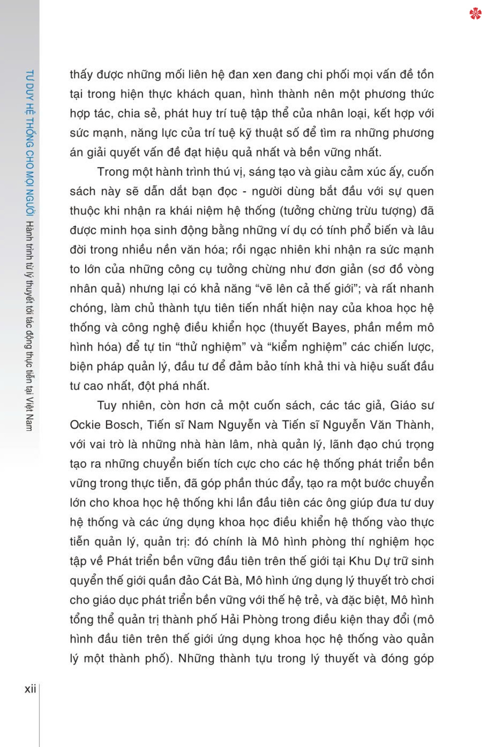 Tư duy hệ thống cho mọi người. Hành trình từ lý thuyết tới tác động thực tiễn tại Việt Nam - bản in 2024