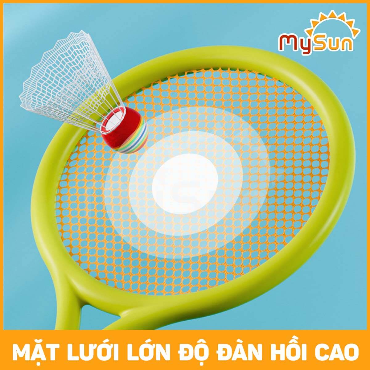 Đồ chơi vợt cầu lông Pickleball bóng bàn cho bé giá rẻ mầm non - mẫu giáo phát triển vận động ngoài trời