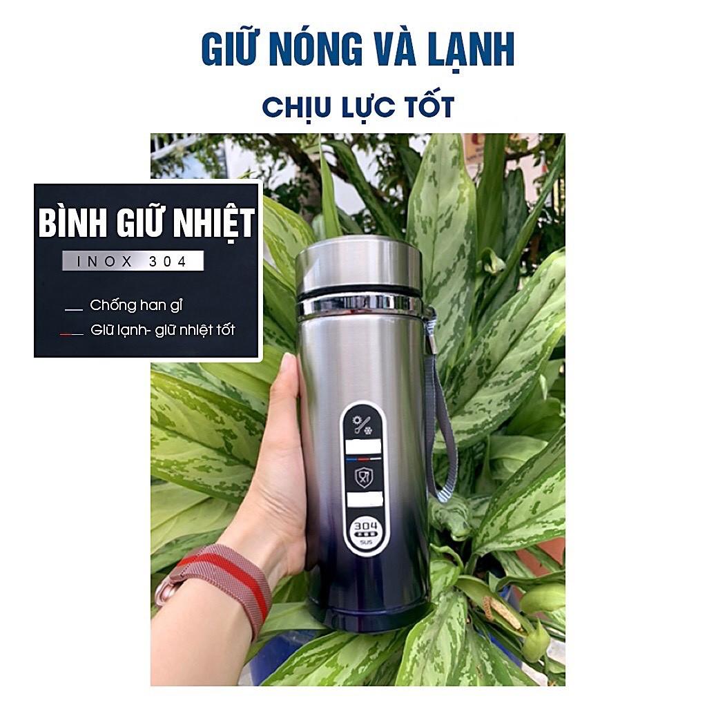 Bình Giữ Nhiệt 1 Lít inox 304 Cao Cấp Giữ Nhiệt Đến 24h Siêu Bền,Siêu Đẹp (giao màu ngẫu nhiên)