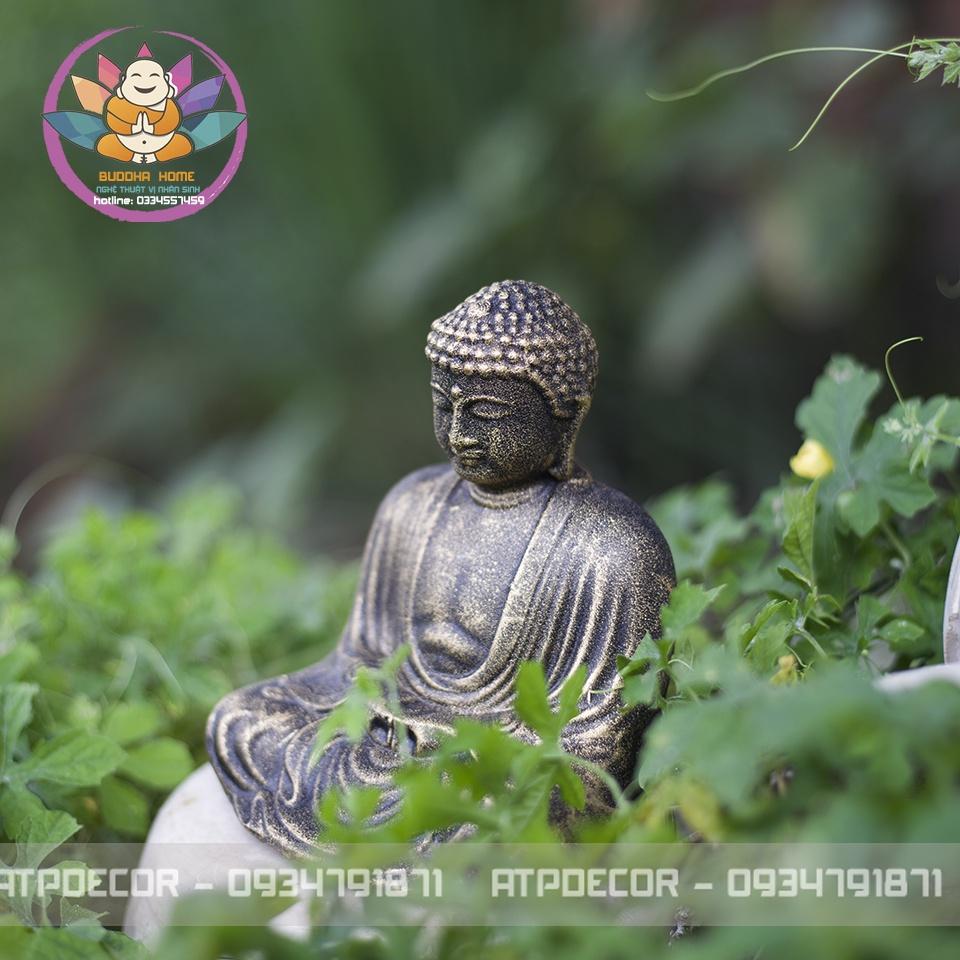 Tượng PHẬT thiền phong cách Zen Art phong thủy, trang trí hồ cá, hồ thủy sinh
