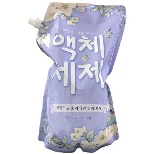 NƯỚC GIẶT BLUE HÀN QUỐC 2KG cho hương thơm ngát không cần xả vải