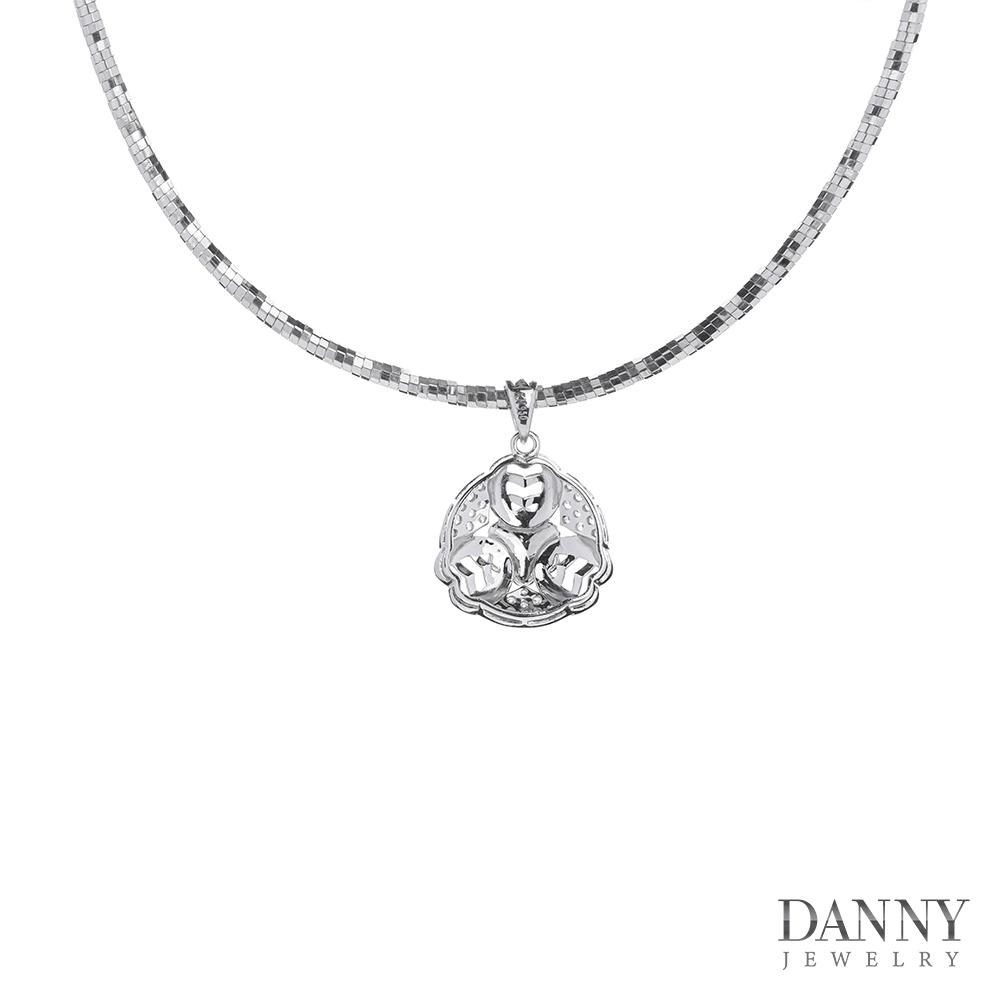 Mặt Dây Chuyền Nữ Bạc 925 Danny Jewelry Xi Bạch Kim DI4GZ005