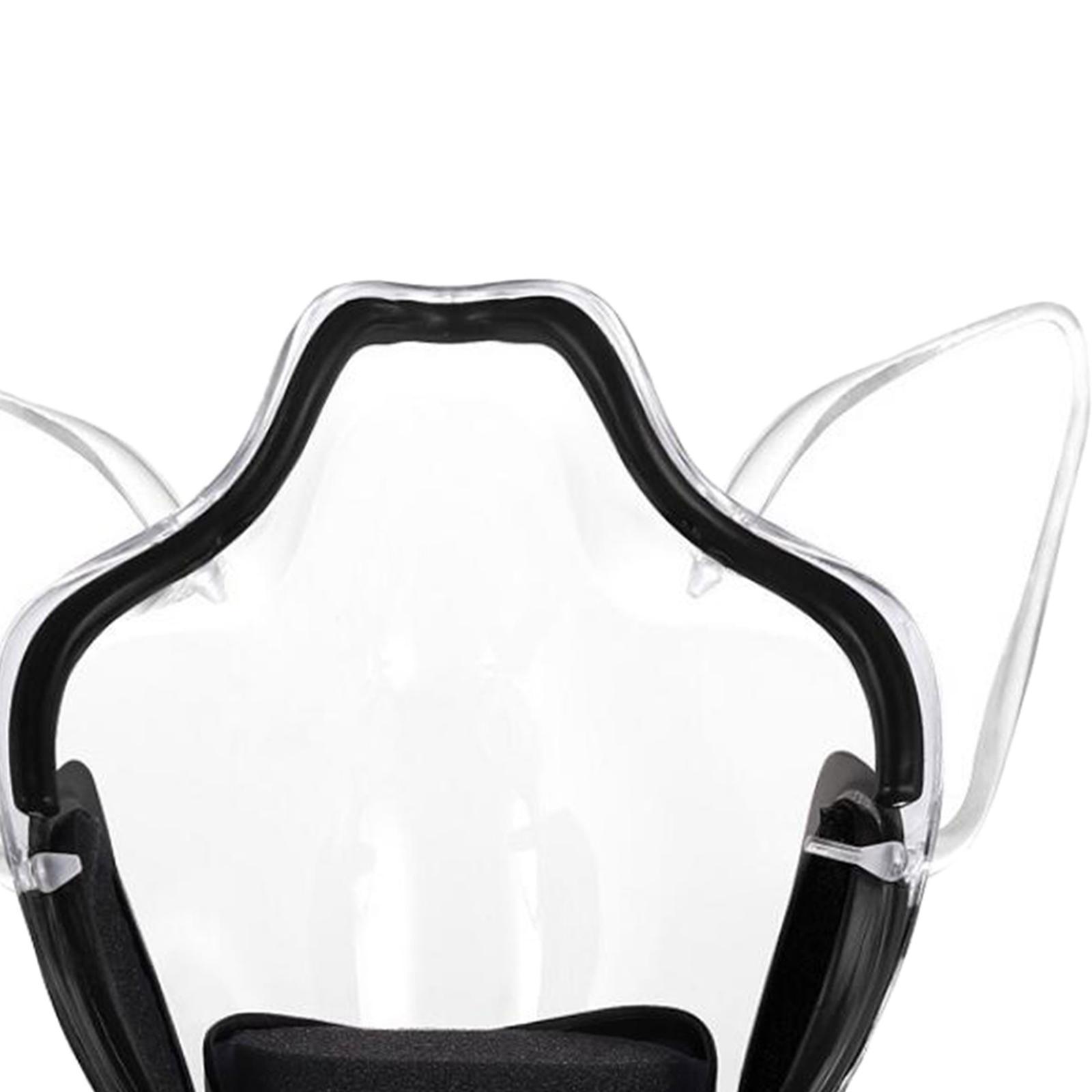 3Pcs Clear Face Mask Anti Fog Balaclava Face Cover Visible Expression