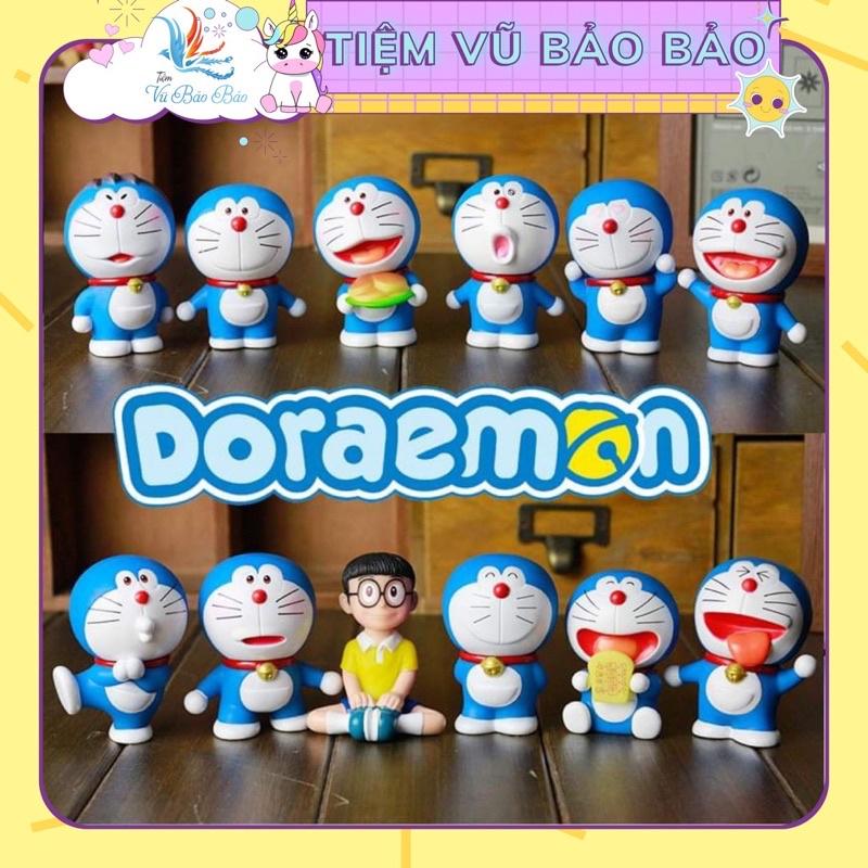 Mô hình Doraemon Tinkerbell đồ trang trí cho búp bê để bàn nhiều loại