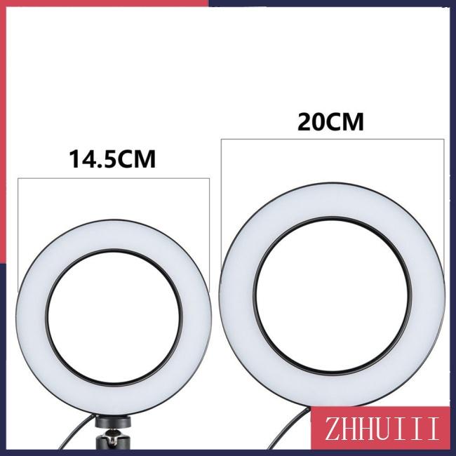 Vòng Đèn LED 14.5/16/20cm Hỗ Trợ Chụp Ảnh Selfie