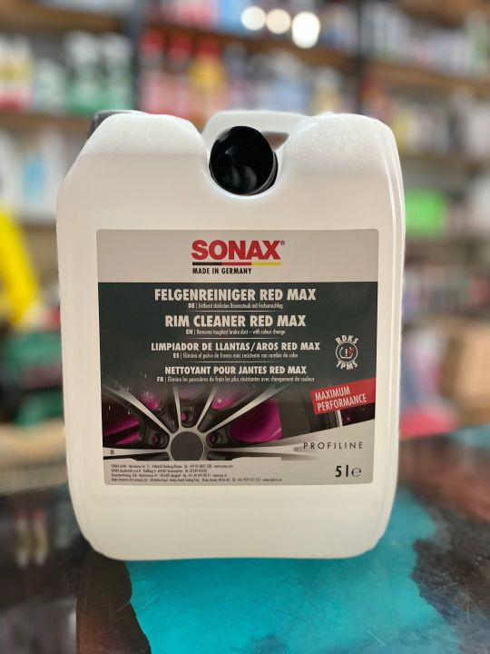 Dung Dịch Tẩy Rửa Lazang Vành Xe Ôtô Sonax Rim Cleaner Red Max 5L