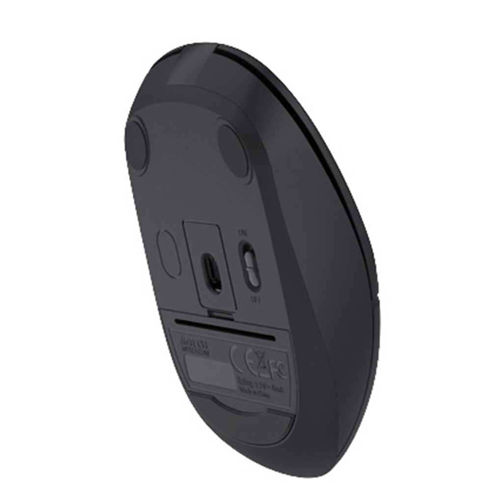 Chuột quang không dây 2.4Ghz &amp; Bluetooth A4TECH FB12 thiết kế pin tích hợp (Pin có thể sạc lại) - Hàng Chính Hãng