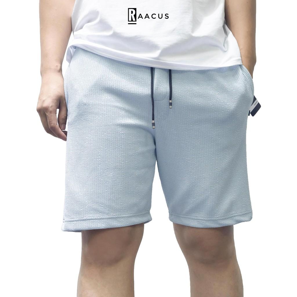 Quần short nam unisex chất đũi dáng suông RAACUS, quần short thể thao nam phong cách ulzzang mùa hè – Q110