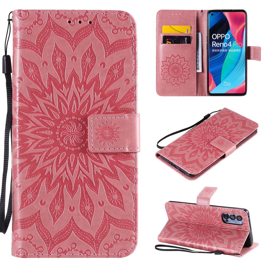 Bao da điện thoại PU mềm kiểu ví gập đựng thẻ có giá đỡ dành cho OPPO A93 A73 A53 A53S A33 A32 2020