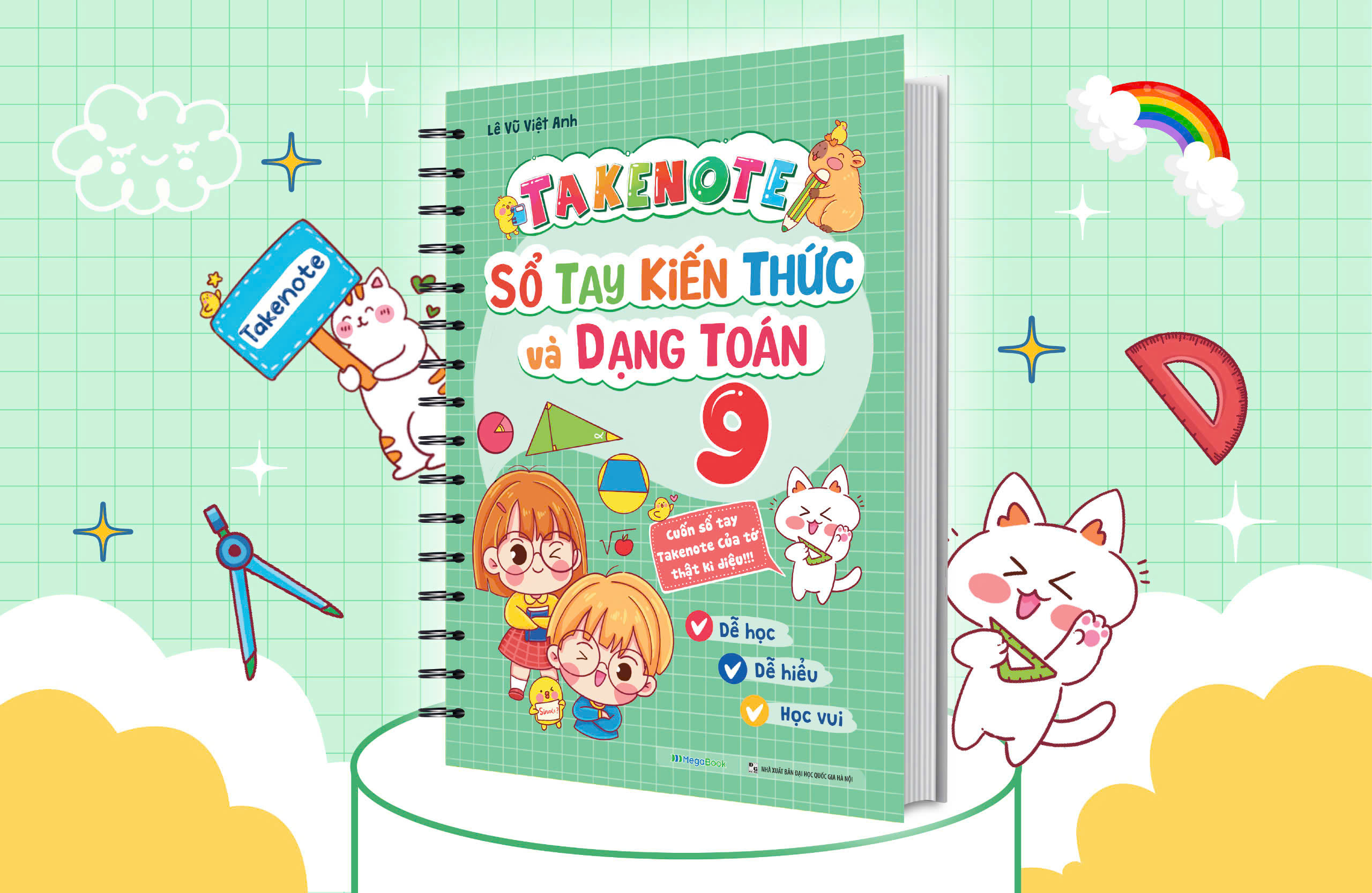 Takenote Sổ tay kiến thức và dạng toán Lớp 9