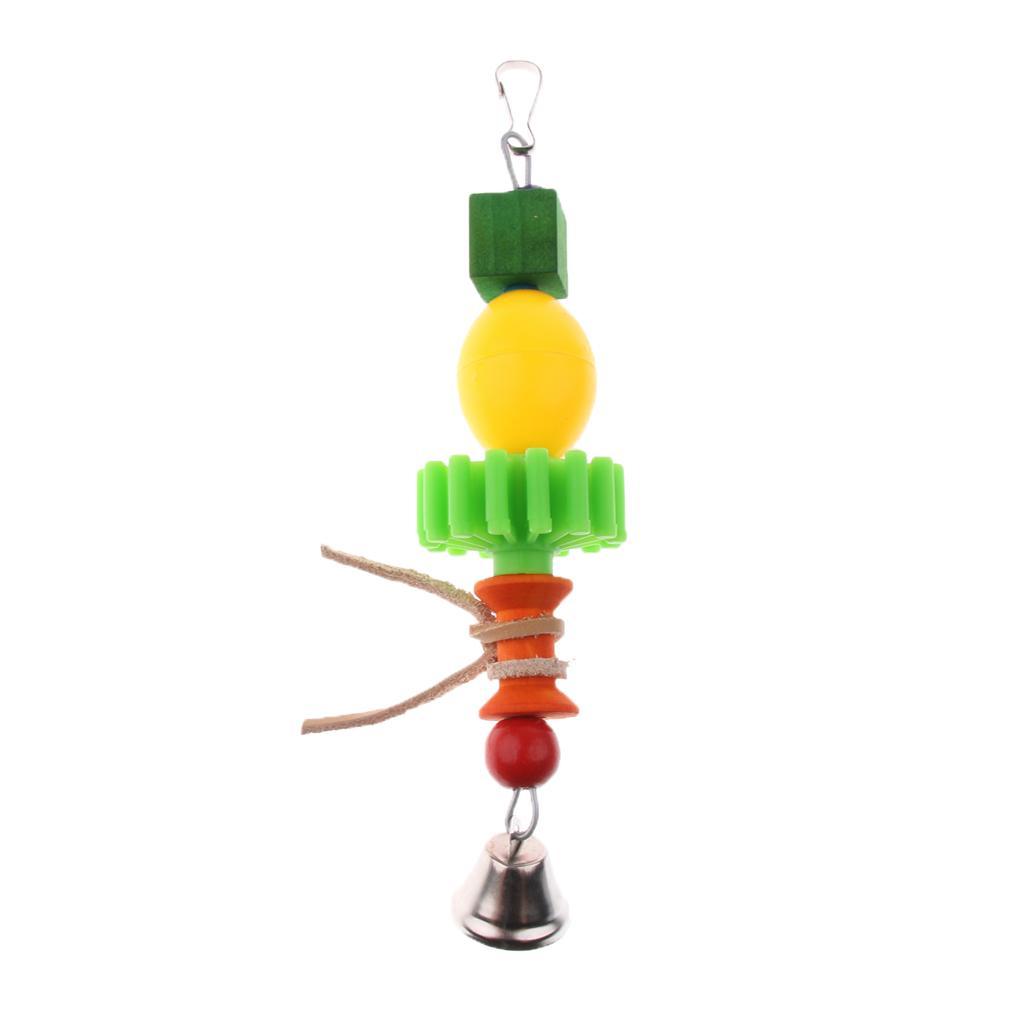 Hanging Chew Toy Parrot Chewing Toy with a Bell Teeth Care Supplies